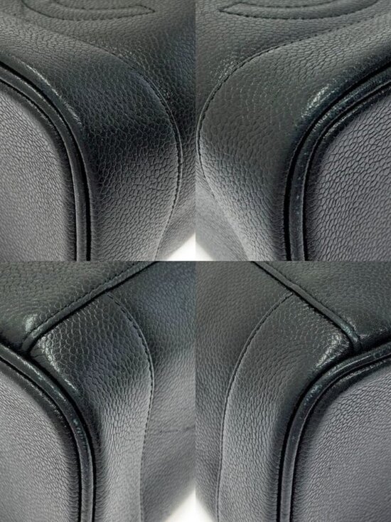 Chanel Caviar Leather Vanity Bag Black Handbag - Picture 5 of 9